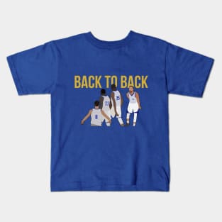 Golden State Warriors - Back 2 Back Kids T-Shirt